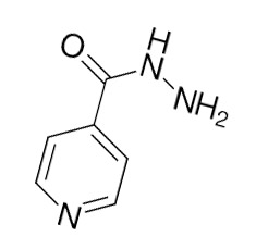  Формула изониазида — первого антидепрессанта