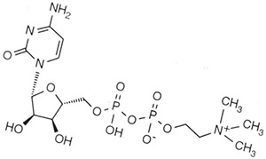 Цераксон-цитиколин: синтез 