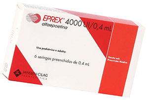Препарат Eprex содержит эпоэтин α