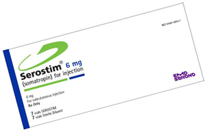 Соматропин производится различными  фармацевтическими компаниями, и продается практически во всех развитых  странах мира. Наиболее известными торговыми марками являются: Serostim  (Serono), Saizen (Serono), Humatrope (Eli Lilly), Нордитропин (Novo Nodisk), Omnitrope (Sandoz), а также Генотропин (Pharmacia)