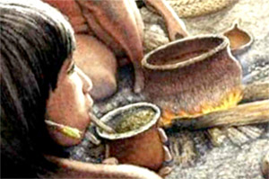 Мате впервые начинают употреблять народы Гуарани и Тупи, обитающие в южной Бразилии и Парагвае