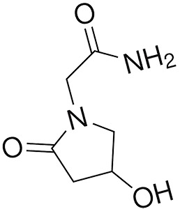 Формула оксирацетама 